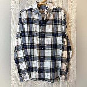 NEW! TOPMAN FLANNEL CHECK OVER SHIRT Plaid Soft Size Small Oversized Fit…